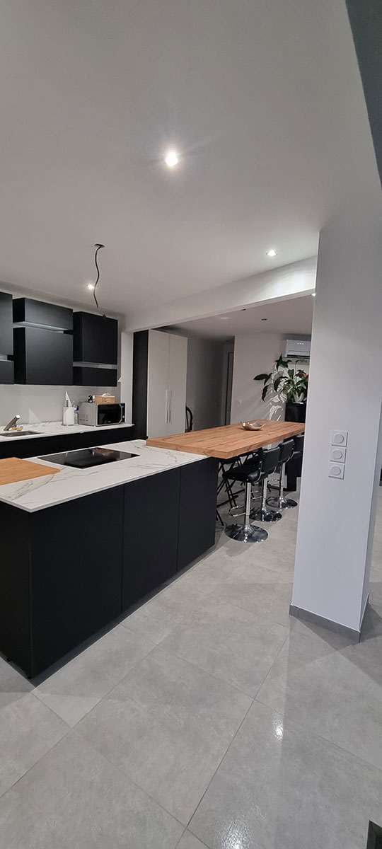 CDC Agencement votre cuisine à Ermont réalise votre projet de création et rénovation de cuisine sur mesure